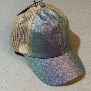 CC Boutique Glitter Mesh Cap - Multicolor